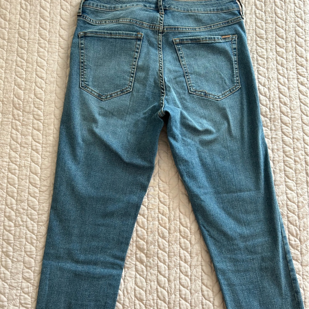 High rise skinny ankle